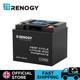 Renogy 50ah 12v Lifepo4 Lithium Leisure Battery Bms Ip65 For Off-grid Use