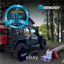 Renogy 50/100/170/200Ah 12V Solar Lithium Battery Rechageable Deep Cycle Leisure