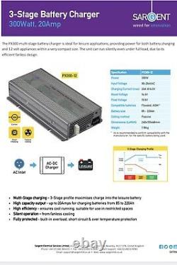 SARGENT PX300KIT Leisure Battery Charger 300w 12v Charger