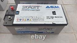 START AGM 12v 170 AH AGM 1050A Deep Cycle Leisure Battery Off Grid Living