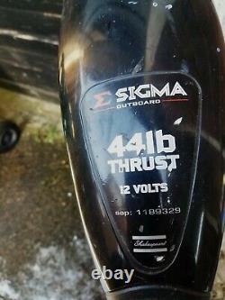 Sigma 44lb Electric Outboard Trolling Motor with 12V. 110A leisure battery
