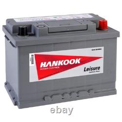 Small Leisure Battery Marine or Campervan 75ah Deep Cycle Dual Purpose DC9.21