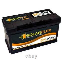 SolarFlex SFL110 Leisure Battery for Camper 12 volt 110 Ah C100 4 yr warr. New