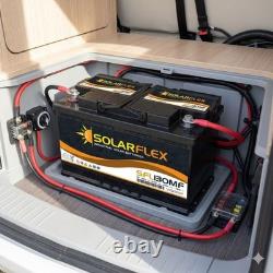 SolarFlex SFL130 12V 130Ah Leisure Battery Caravan Campervan Motorhome Pos FR