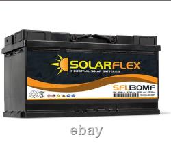 SolarFlex SFL130 12V 130Ah Leisure Battery Deep Cycle with 4 Year Warranty