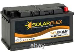SolarFlex SFL130 Leisure Battery for Boat 12 volt 130 Ah C100 4 yr warr. New