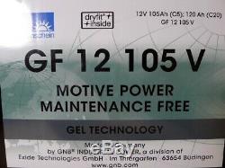 Sonnenschein GF-12-105V Gel Battery Leisure Heavy Duty Industrial 12V 120Ah 105