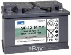 Sonneschein GF 12 051 Y 2 Gel Battery 12V 56Ah, Mobility, Golf, Leisure