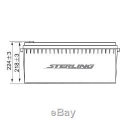 Sterling Hp200-12v 200 Ah Sla/vrla Sealed Back Up Power Leisure Battery