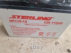 Sterling hp110-12 Power 12v 110ah Battery high integrity vrla leisure