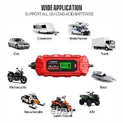 SuperBatt 12V 10A Smart Leisure Battery Charger & maintainer charges 4Ah 200Ah