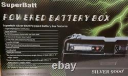 SuperBatt Powered 12V Battery Box Leisure Marine Motorhome Caravan Boat Camping