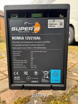 Super B Nomia 12V210AH LiFePO4 Lithium Leisure Motorhome Battery Half price
