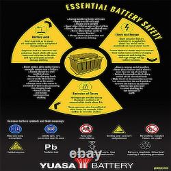 Swift Caravan Leisure Battery Yuasa Active L36-100 12V 100Ah Dual Power 3YW HD