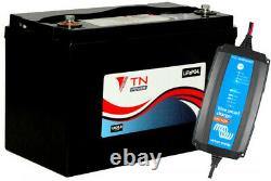 TN84 LiFePo4 84Ah Leisure Battery 12.8V Lithium & Victron 10A IP65 Smart Charger