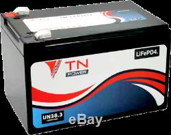 TN Power 12V 12Ah Lithium Leisure Battery for Golf & Mobility