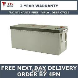 TN Power 12V 230Ah Deep Cycle Leisure Battery, Replaces Leoch 220Ah 2 Yr Wnty