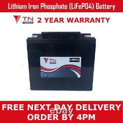 TN Power 12V 42Ah Lithium LiFePo4 Leisure Battery for Golf & Mobility, TN42
