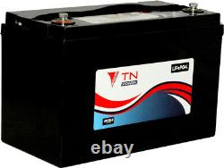 TN Power Lithium Leisure Battery 12V 100Ah LiFePO4 for Camper, Motorhome, Boat