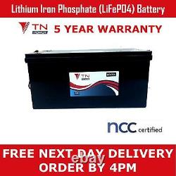 TN Power Lithium Leisure Battery 12V 216Ah LiFePO4 for Camper, Motorhome, Boat