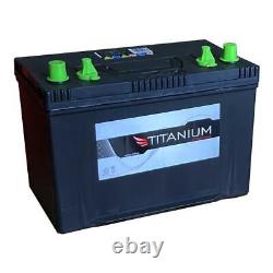 Titanium 90Ah Deep Cycle Leisure Battery, Sealed & Maintenance Free 12V DC27