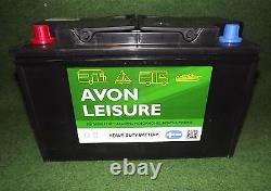 Top quality 100Ah leisure battery caravan camper motorhome boat RV 12v 100 amp