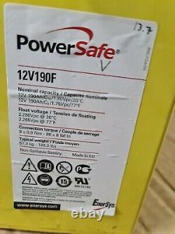 Two Powersafe Fs 24v-190ah 0ff Grid (4.56kw) Inverter Leisure /solar Batteries