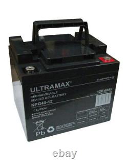 ULTRAMAX 12V 40A (38AH 42AH 44AH) AGM/GEL Leisure & Mobility Application Battery