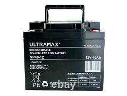 ULTRAMAX 12V 40A (38AH 42AH 45AH) AGM/GEL Leisure & Mobility Application Battery