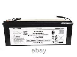 ULTRAMAX 12V 560Ah LITHIUM PHOSPHATE (LiFePO4) LEISURE BATTERY WITH BLUETOOTH FE
