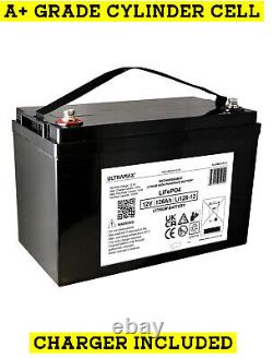 ULTRAMAX LEISURE BATTERY 12V 126Ah LiFePO4 LITHIUM CARAVAN BATTERIES