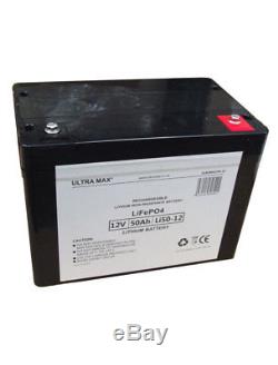 UMX LITHIUM 12V 50AH Leisure / Marine Battery for Boat-home / Boat / Yacht LM 60