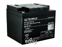 Ultramax 12V 40AH (38AH 42AH) AGM/GEL Leisure & Mobility Application Battery