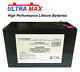 Ultramax 12v / 24v Lithium Iron Phosphate Lifepo4 Battery For Leisure
