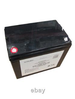 Ultramax LI75-12, 12v 75Ah Lithium Phosphate LiFePO4 Battery For Leisure