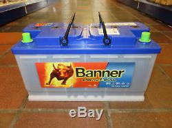 Used. Banner 100 Ah 12v Leisure Battery For Caravan/ Motorhome / Boat