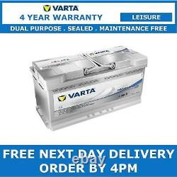 Varta LA105 Leisure Battery AGM 105Ah Dual Purpose for Caravan, Boat & Motorhome