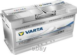 Varta LA105 Leisure Battery AGM 105Ah Dual Purpose for Caravan, Boat & Motorhome