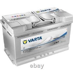 Varta LA80 12V 80Ah Dual Purpose AGM Leisure Battery For Caravan Boat Motorhome