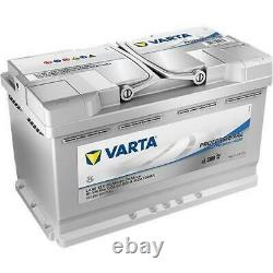 Varta LA80 Leisure Battery AGM 80Ah Dual Purpose for Caravan, Boat & Motorhome