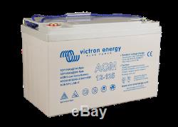 Victron 12V 125Ah AGM Super Cycle Leisure Battery For Caravan Camper Boat Solar