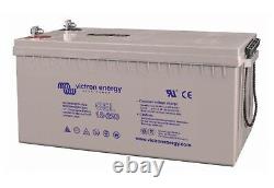 Victron 12V 220Ah Gel Deep Cycle Leisure Battery Long Life Off-Grid Boat DC9.46