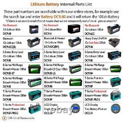 Victron 12v AGM 60Ah Leisure Battery Deep Cycle Boat Motorhome Campervan DC9.40