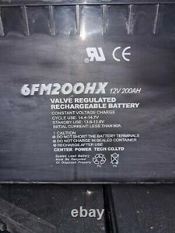 Vision 6fm200hx 12 volt 200ah leisure battery