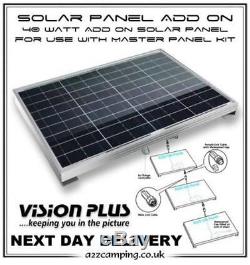 Vision Plus Solar Add On 40 Panel leisure Battery Charger 12v Caravan Motorhome