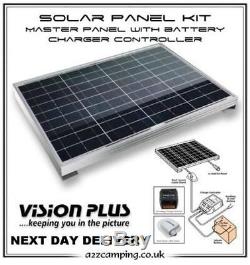 Vision Plus Solar Master 40 Panel leisure Battery Charger 12v Caravan Motorhome