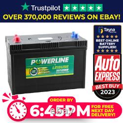 XV125MF Powerline 12V SEALED HEAVY DUTY LEISURE BATTERY QUICK DELIVERY