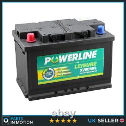 XV80MFL Powerline Leisure Battery 12V (Positive Front Left)