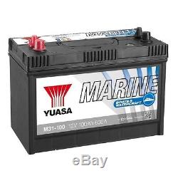 YUASA Boats and Watercraft Marine Leisure Battery 12V 100Ah 600A