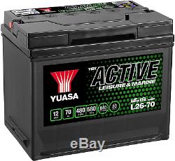 Yuasa L26-70 12V 70Ah 480A Leisure Battery